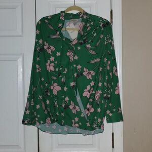 Kimi + Kai Maternity "Grace" Nursing Blouse   Sz M